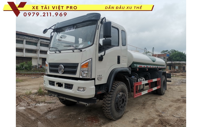 Xe Dongfeng téc nước 8 khối - thông số và giá mới nhất