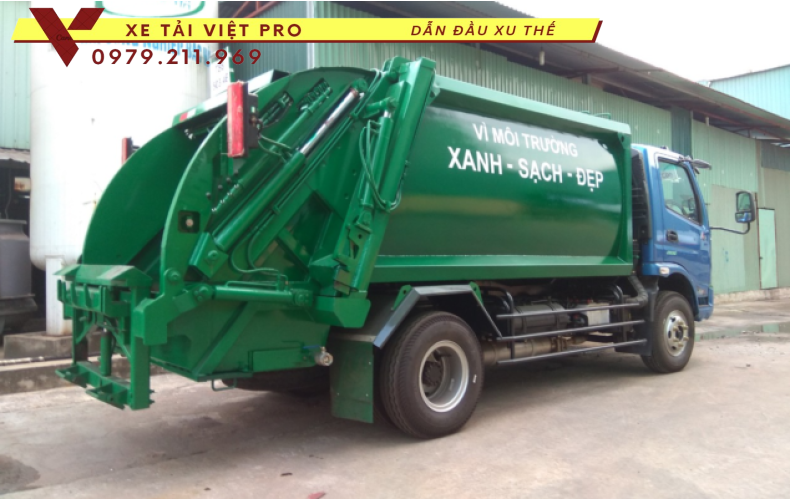 WAW xe cuốn ép rác 8 khối