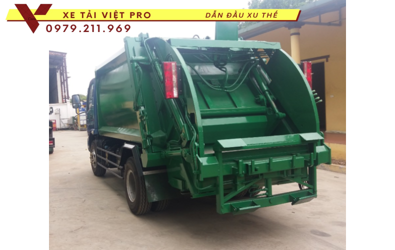 WAW xe cuốn ép rác 8 khối